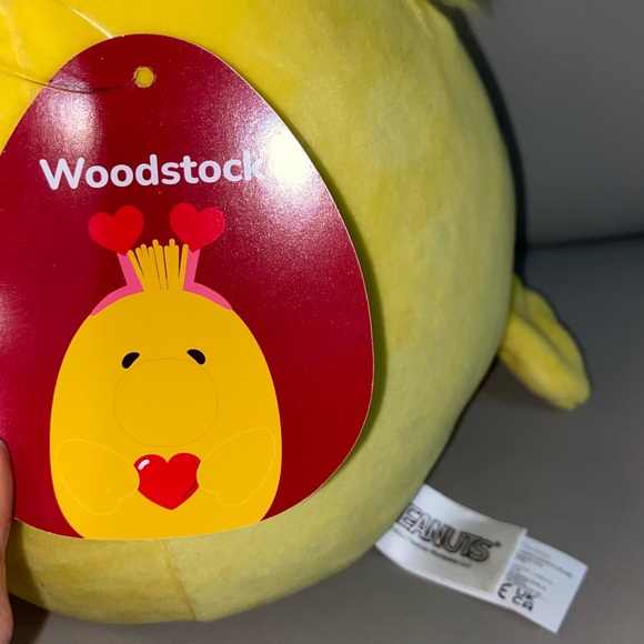 Squishmallows Woodstock Peanuts 8" Stuffed Plush Valentine’s - Picture 3 of 4